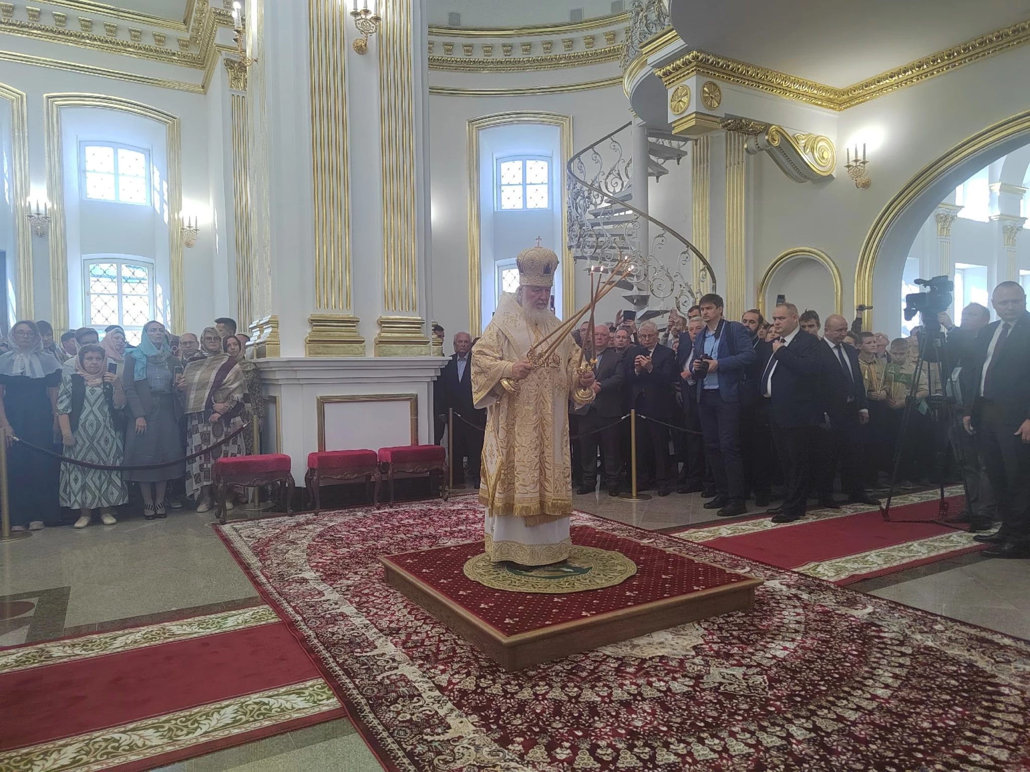 В Кострому для освящения Кремля приехал Патриарх Кирилл