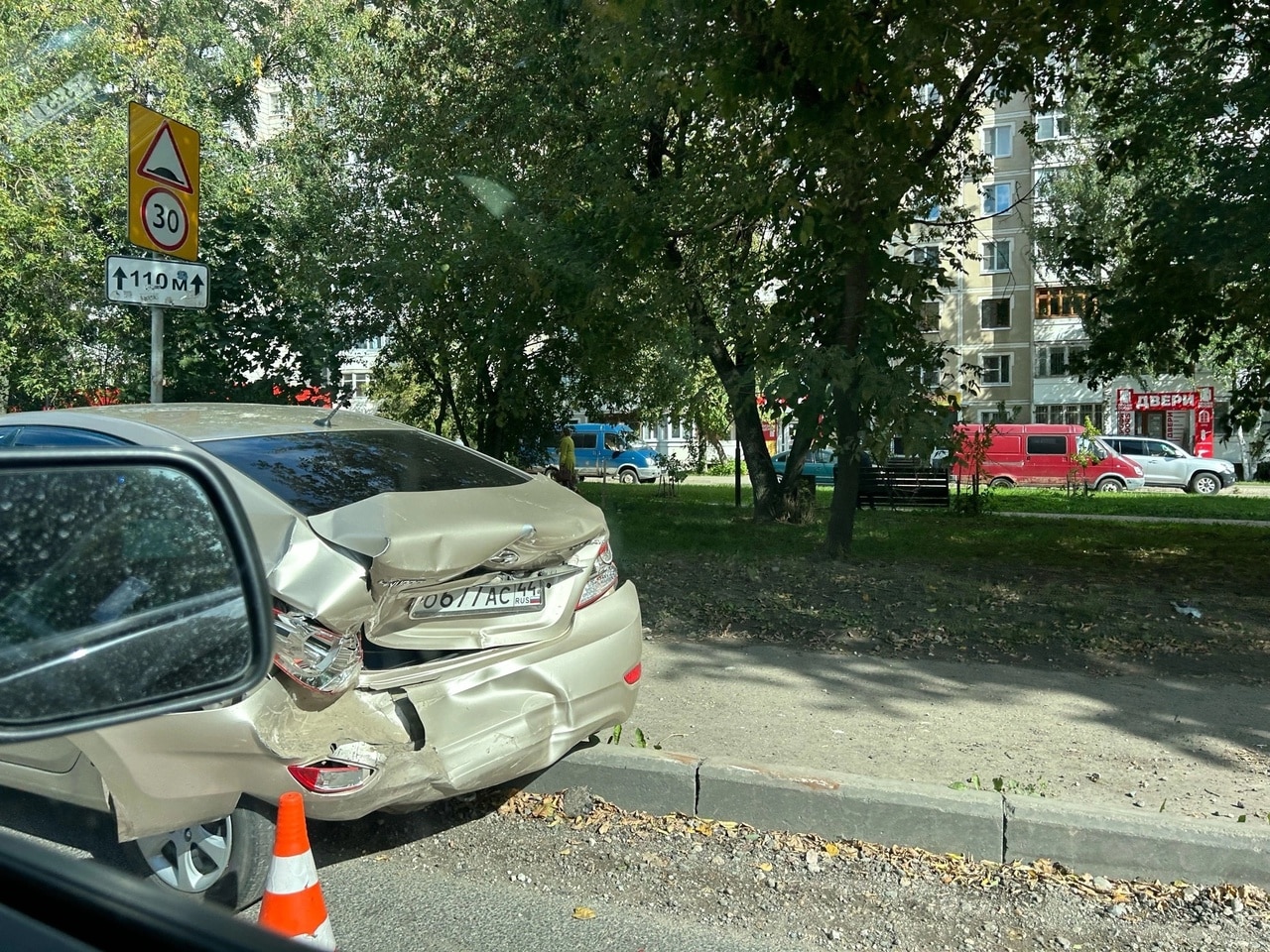 На Ивана Сусанина в Костроме две машины разбились всмятку