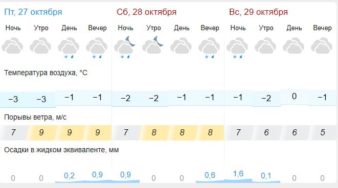 В Костроме ожидается очередной снегопад