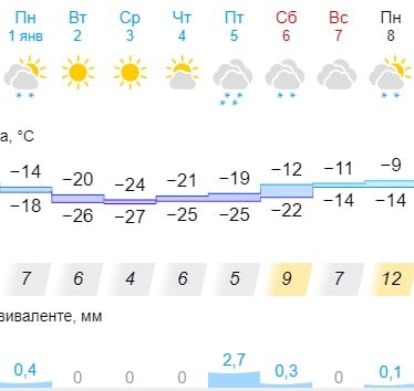Новогодние каникулы синоптики в Костроме прогнозируют морозными