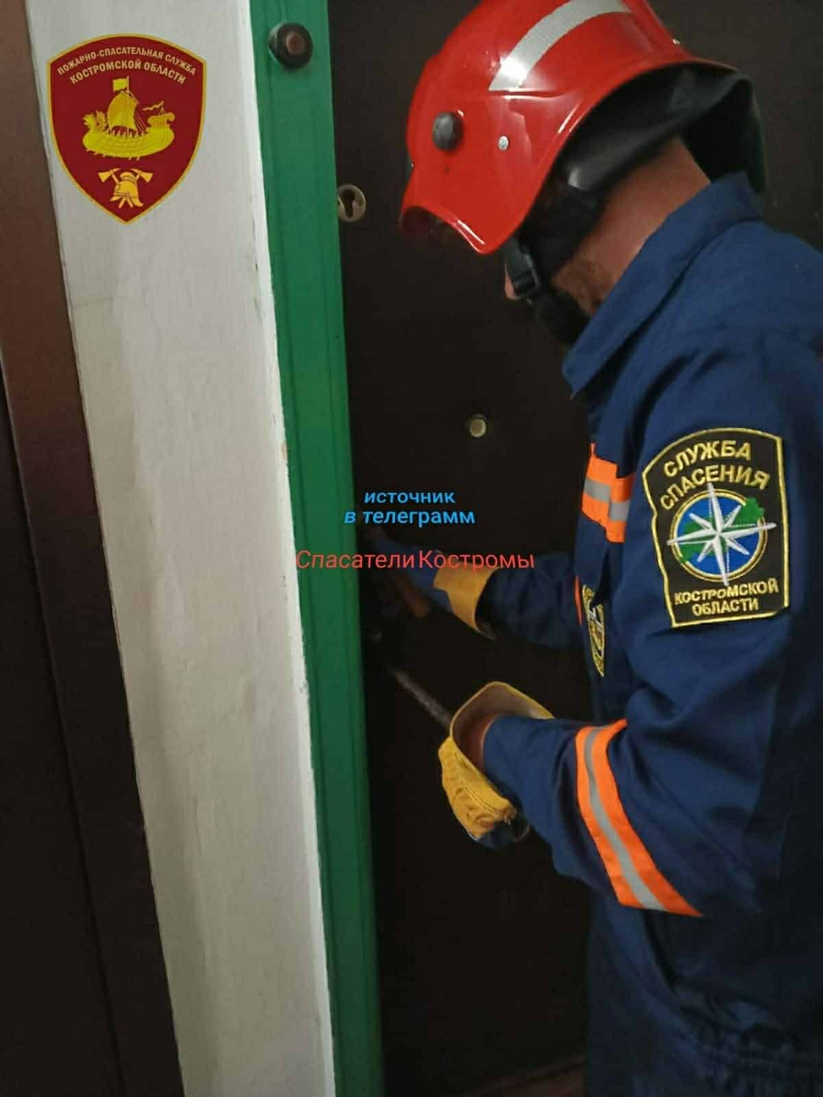 Костромские спасатели выручили из беды двоих детей