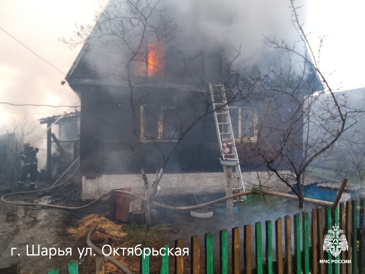 За сутки в Костромской области произошло шесть пожаров