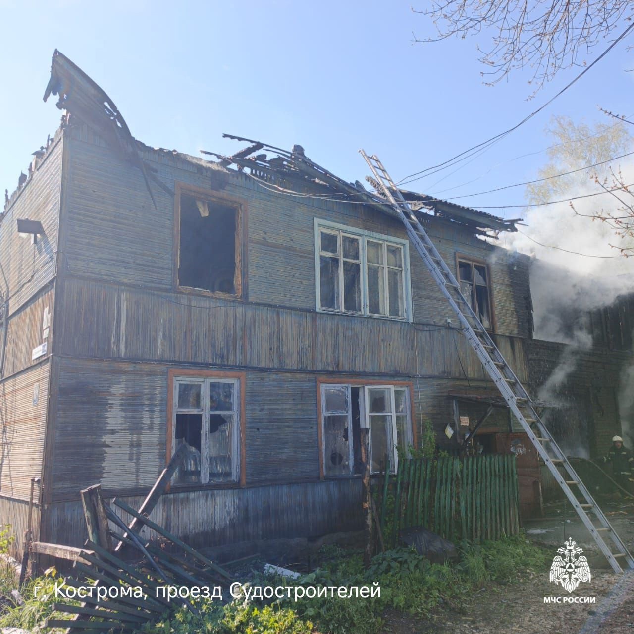За прошедшие сутки в Костромской области произошло четыре пожара