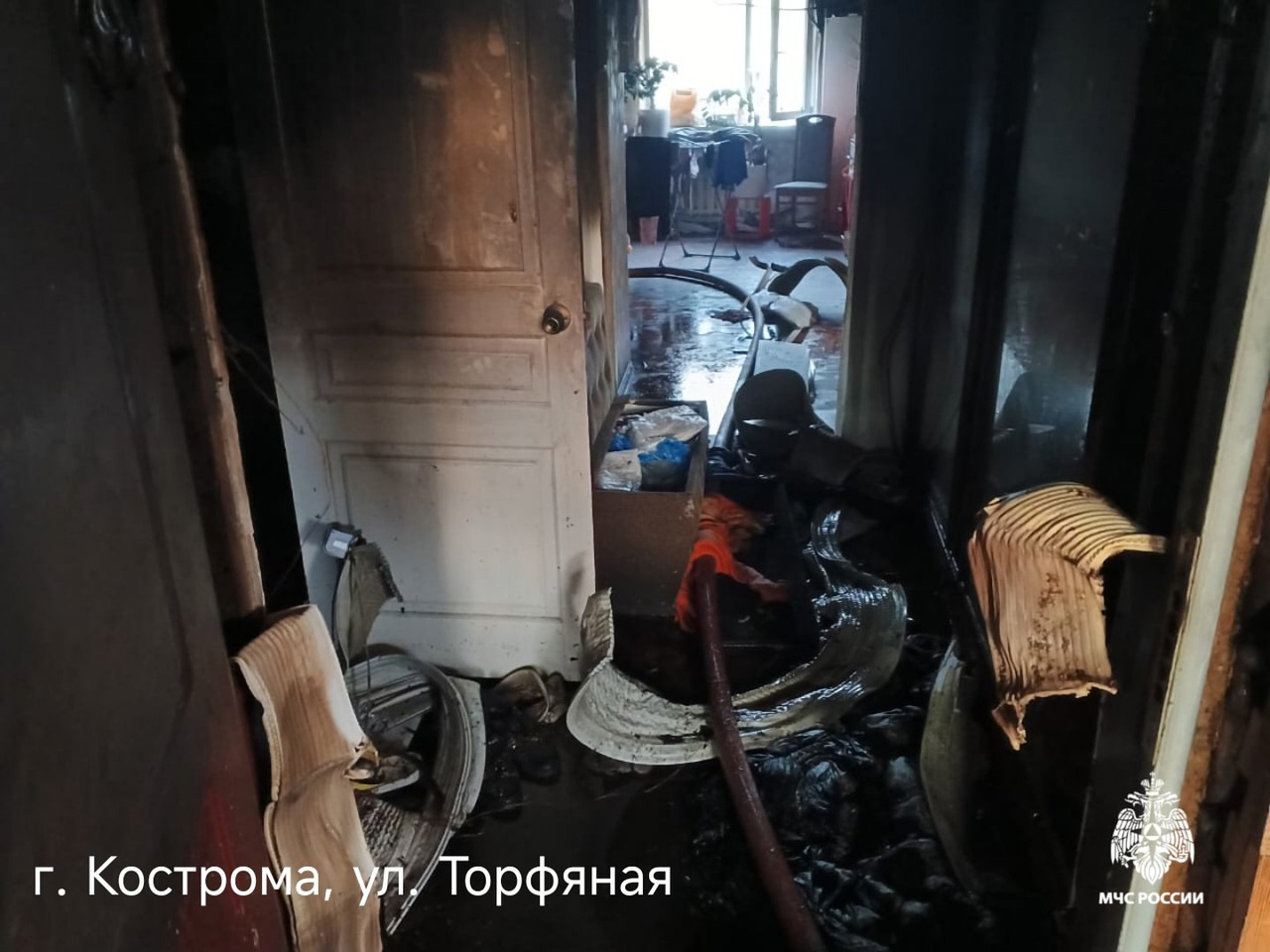 За прошедшие сутки в Костромской области произошло шесть пожаров