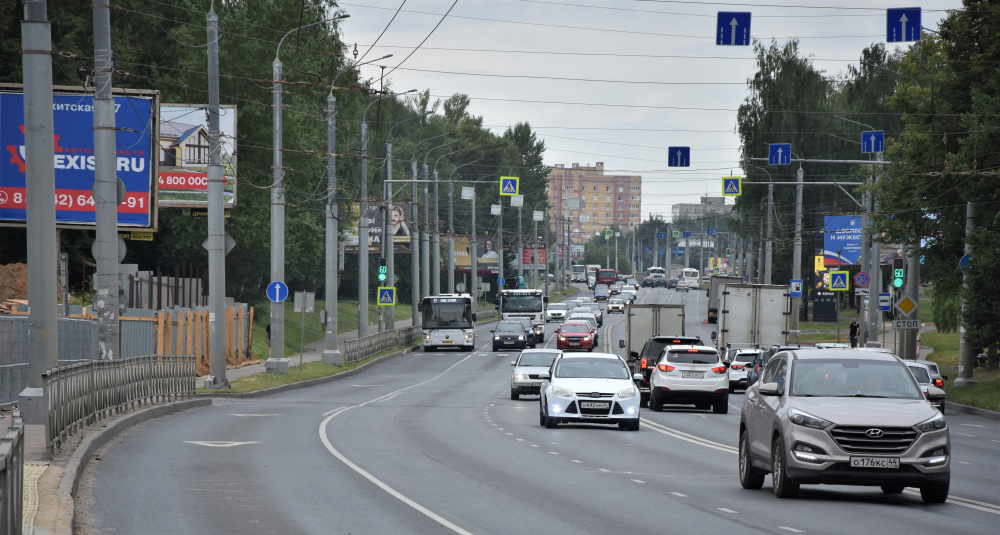 В Костроме сохранили выделенные полосы для автобусов