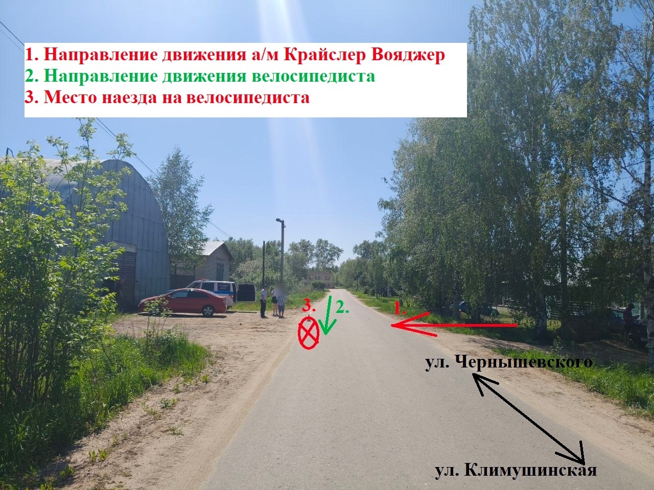 Автоледи на иномарке сбила велосипедистку под Костромой