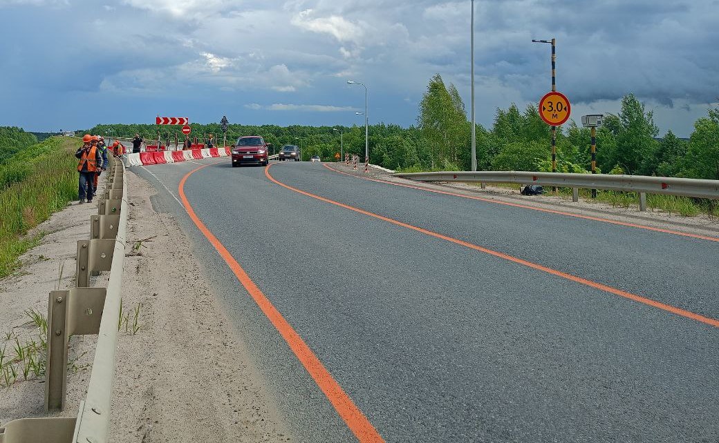 Ремонт моста через костромскую Унжу вышел на финишную прямую