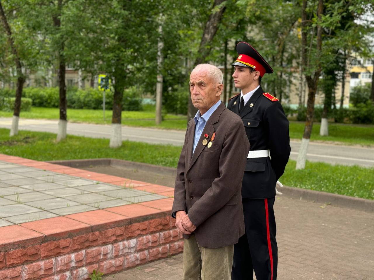 В Волгореченске торжественно зажгли Вечный огонь