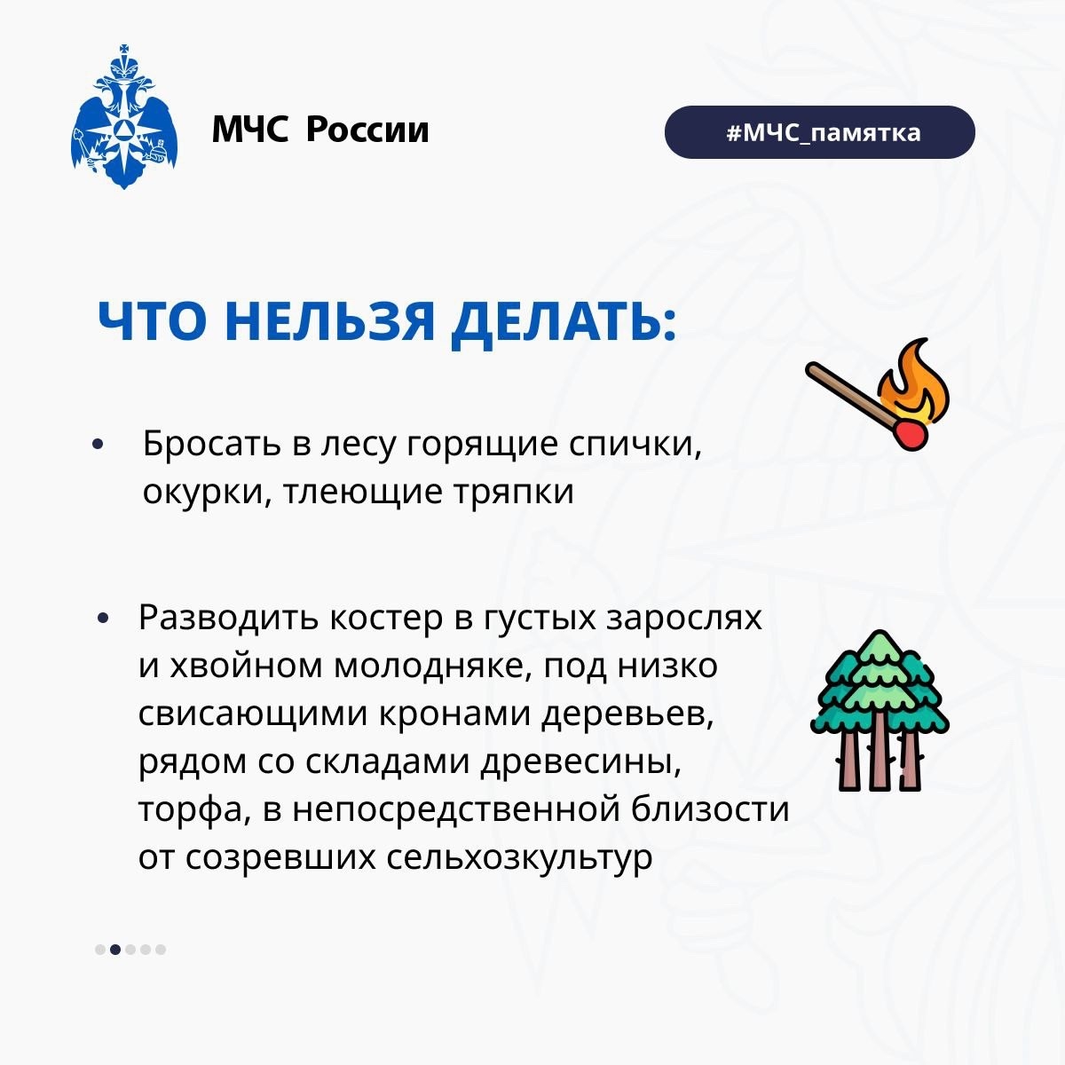 В Костромской области участились лесные пожары