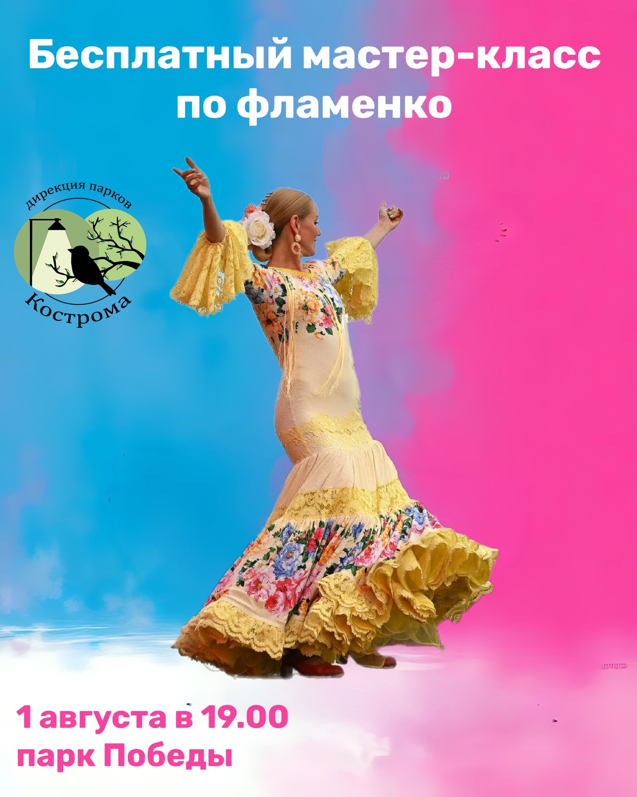 Костромичи обучатся горячему испанскому танцу в парке