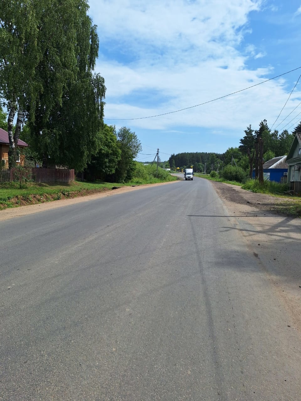 В пяти костромских районах приняли первые отремонтированные дороги