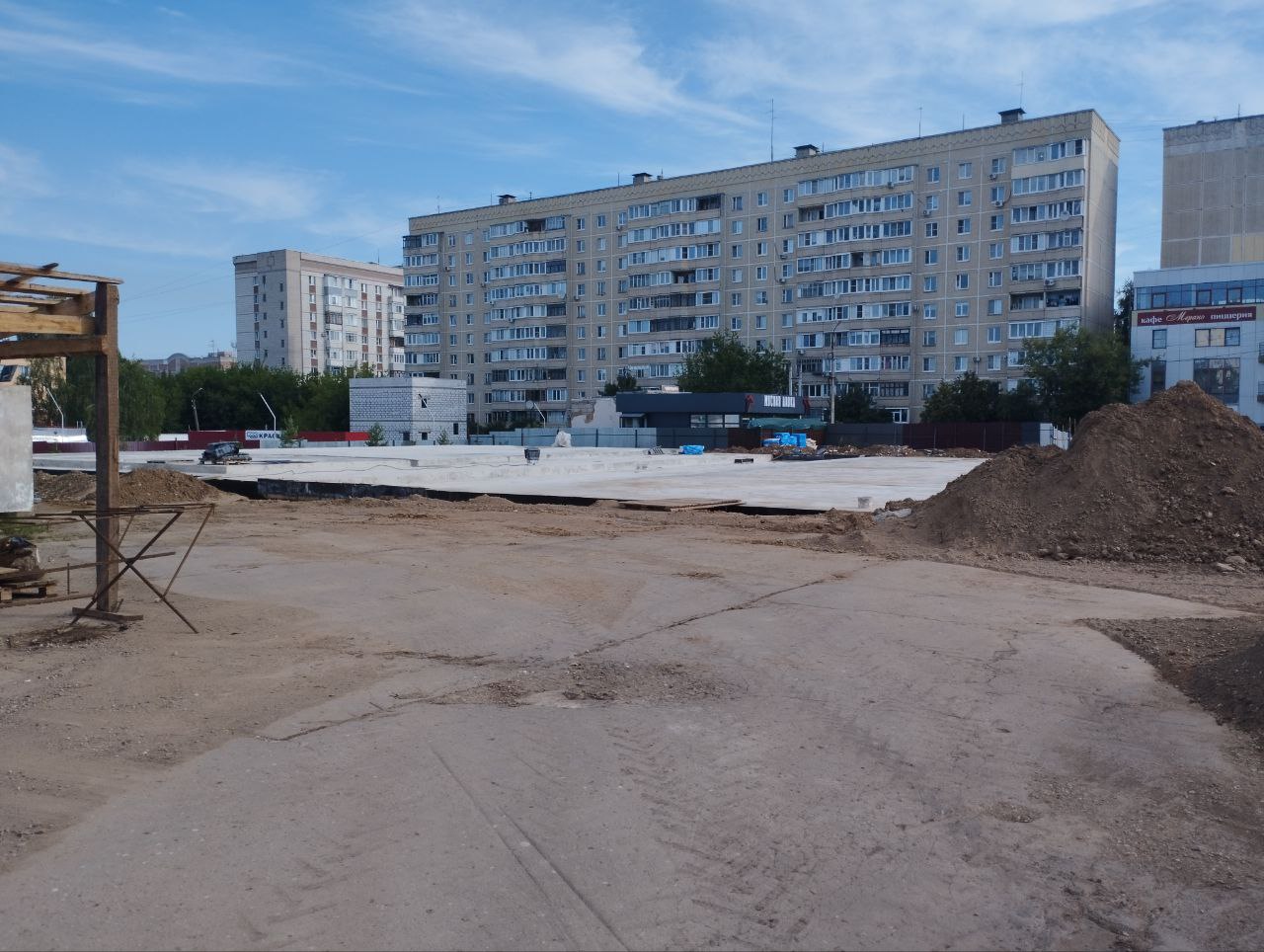 В Костроме практически готова площадка для огромного модульного бассейна