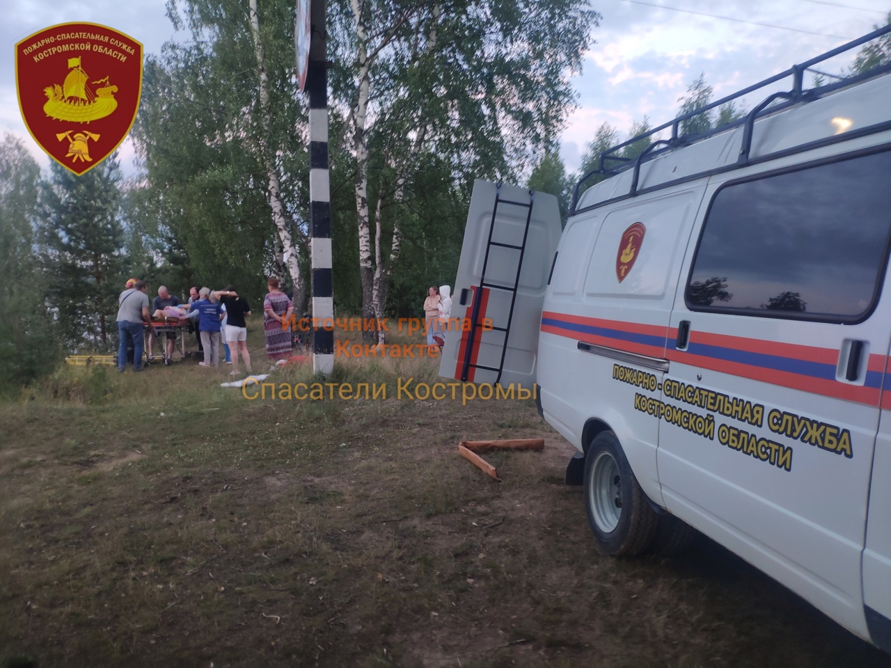 Костромичка упала в глубокий овраг во время прогулки