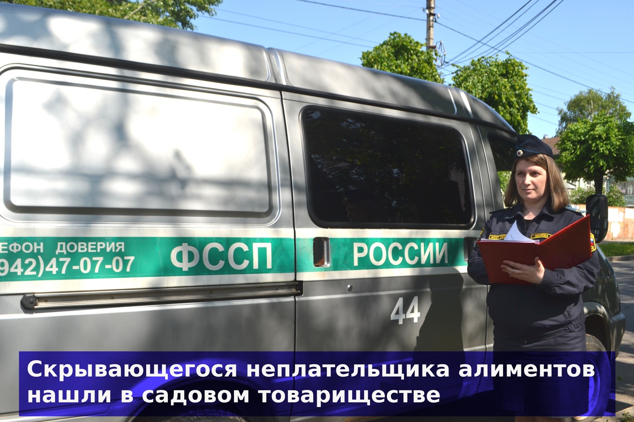 Костромич скрывался от уплаты алиментов на даче