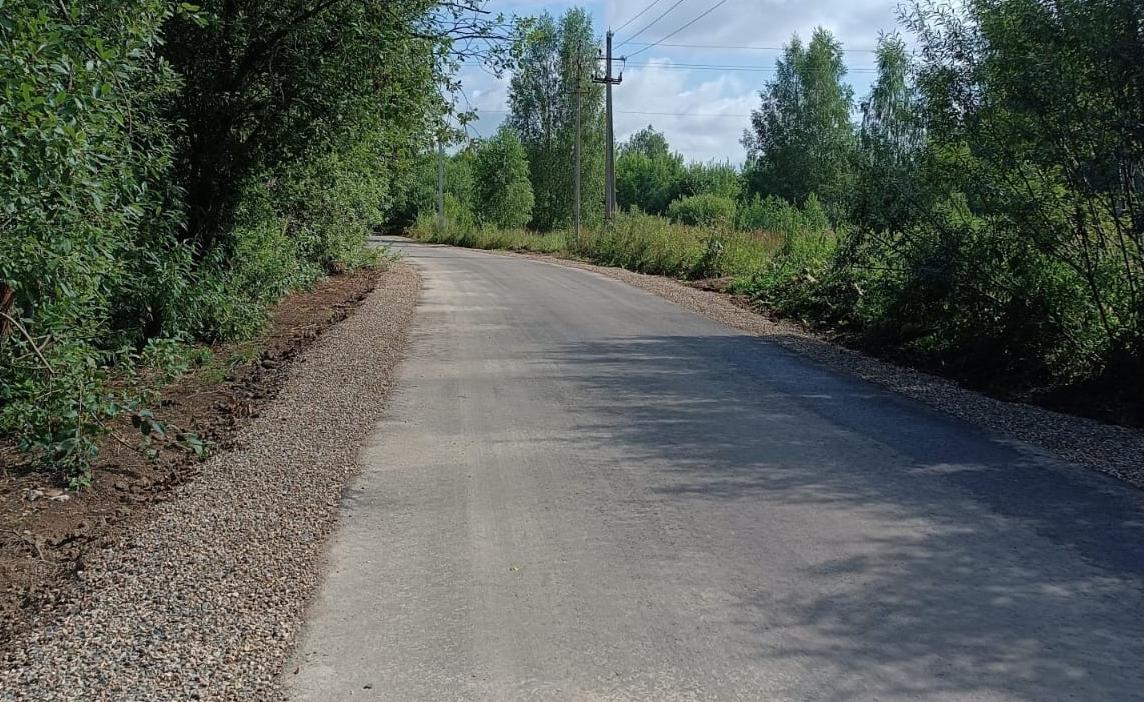 В костромской деревне проложили дорогу и вернули свет
