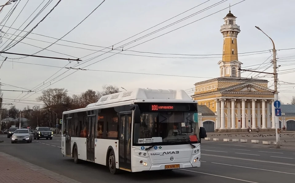 Костромичам напоминают о переносе конечной остановки автобуса №101