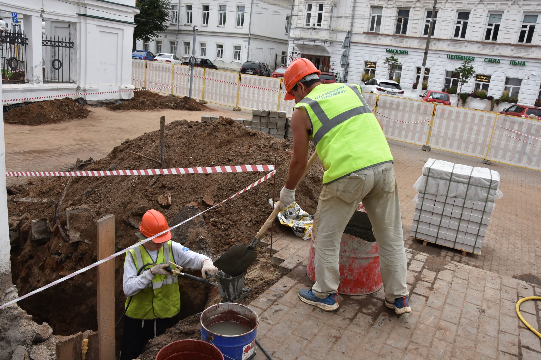 Вход в костромской парк «Центральный» отремонтируют до конца сентября