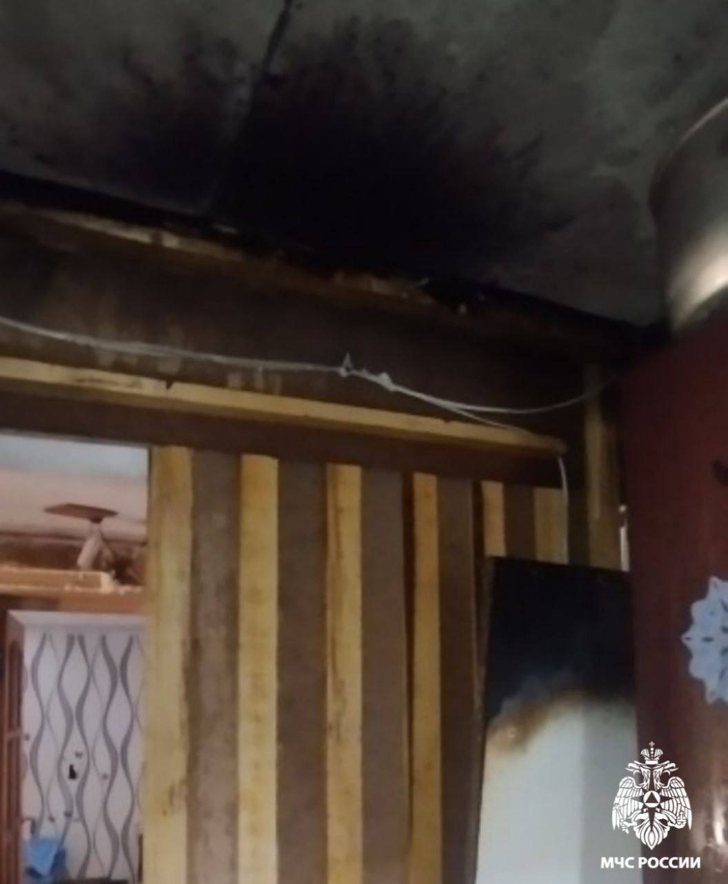 В Шарье старый телевизор стал причиной пожара в доме