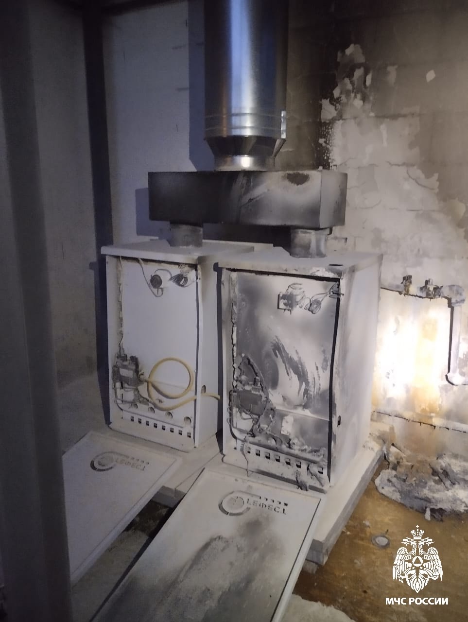 Газовый котел полыхал в костромском поселке