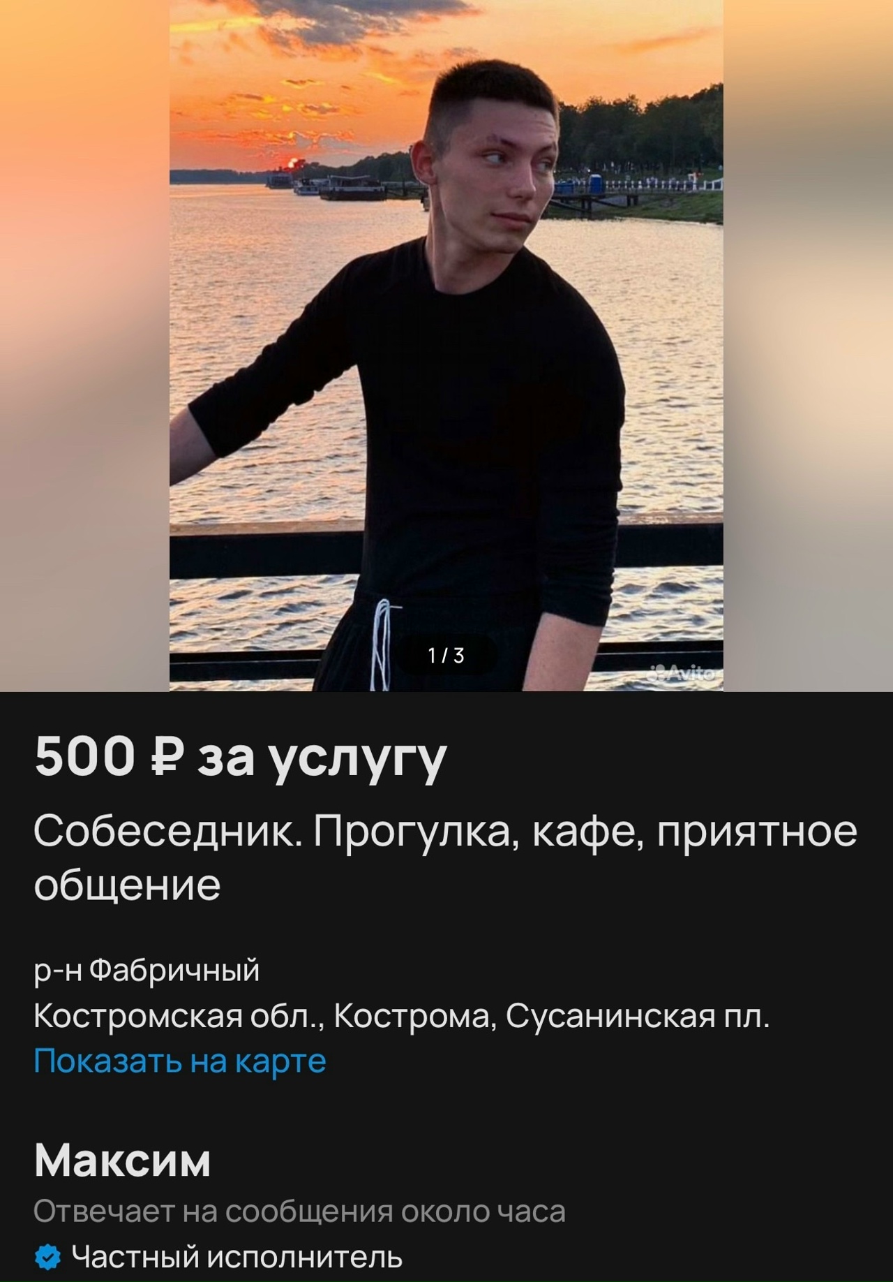 Тысяча за беседу: в Костроме появились алчные собеседники на час