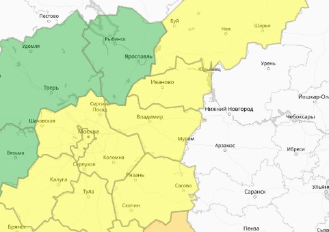 Ветер и лесные пожары: в Костромской области объявлен желтый уровень погодной опасности