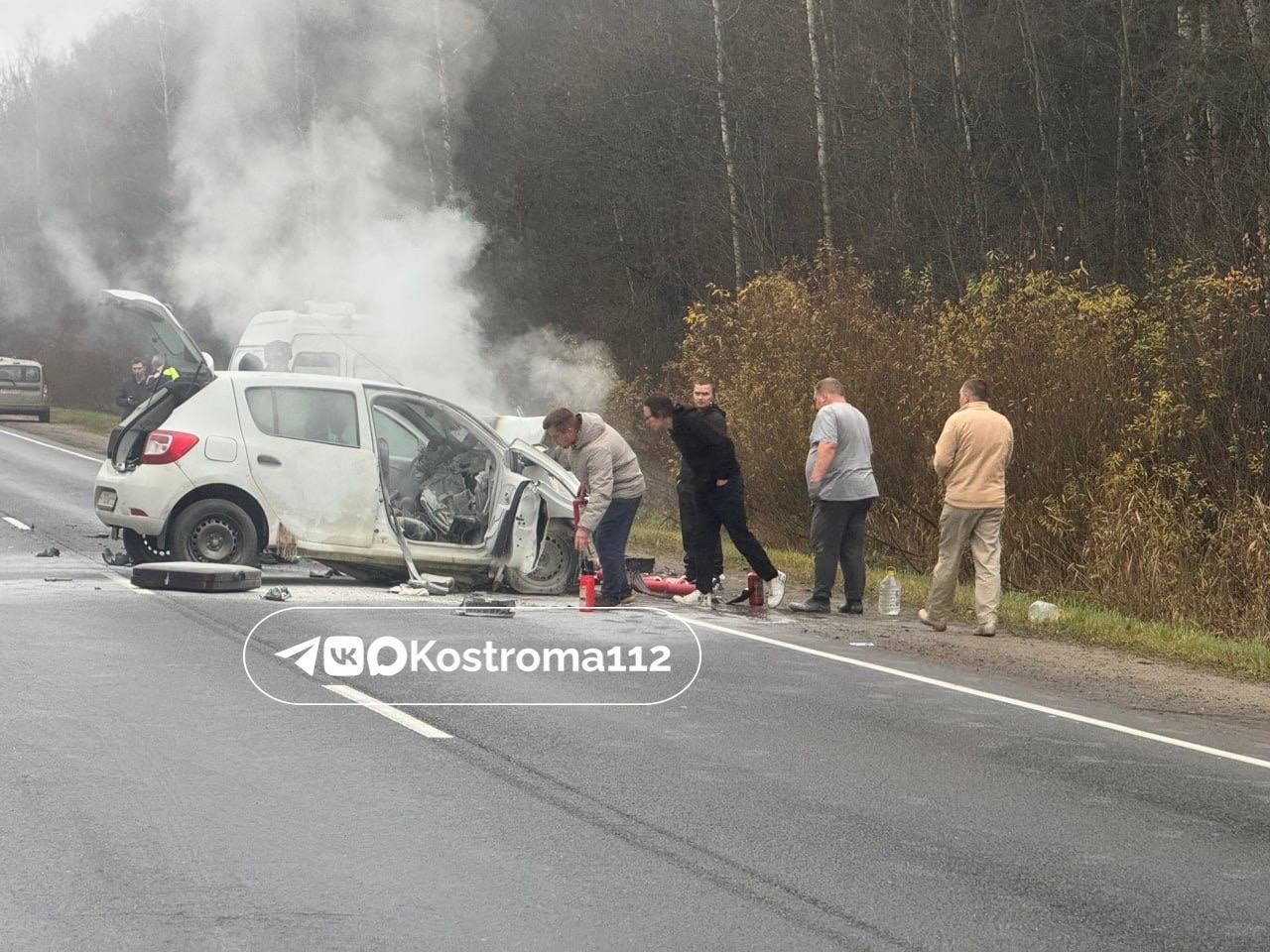 Число жертв страшного ДТП под Костромой увеличилось до трех