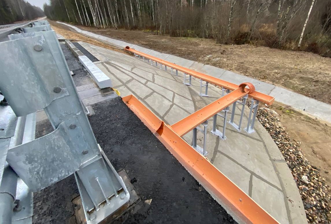 Аварийный деревянный мост через костромскую реку заменили железобетонным