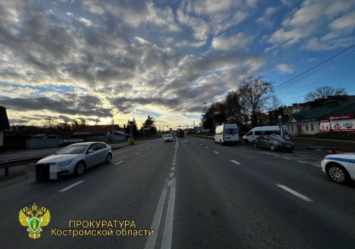 Под Костромой в аварии пострадала трехлетняя девочка