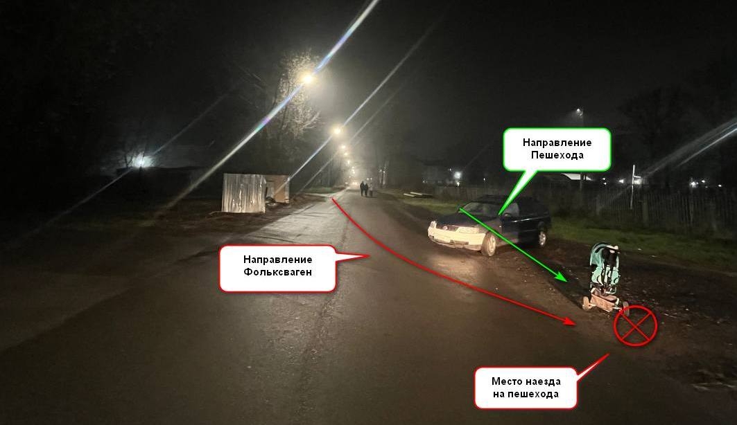 Костромич на Ладе наехал на коляску с годовалым ребенком