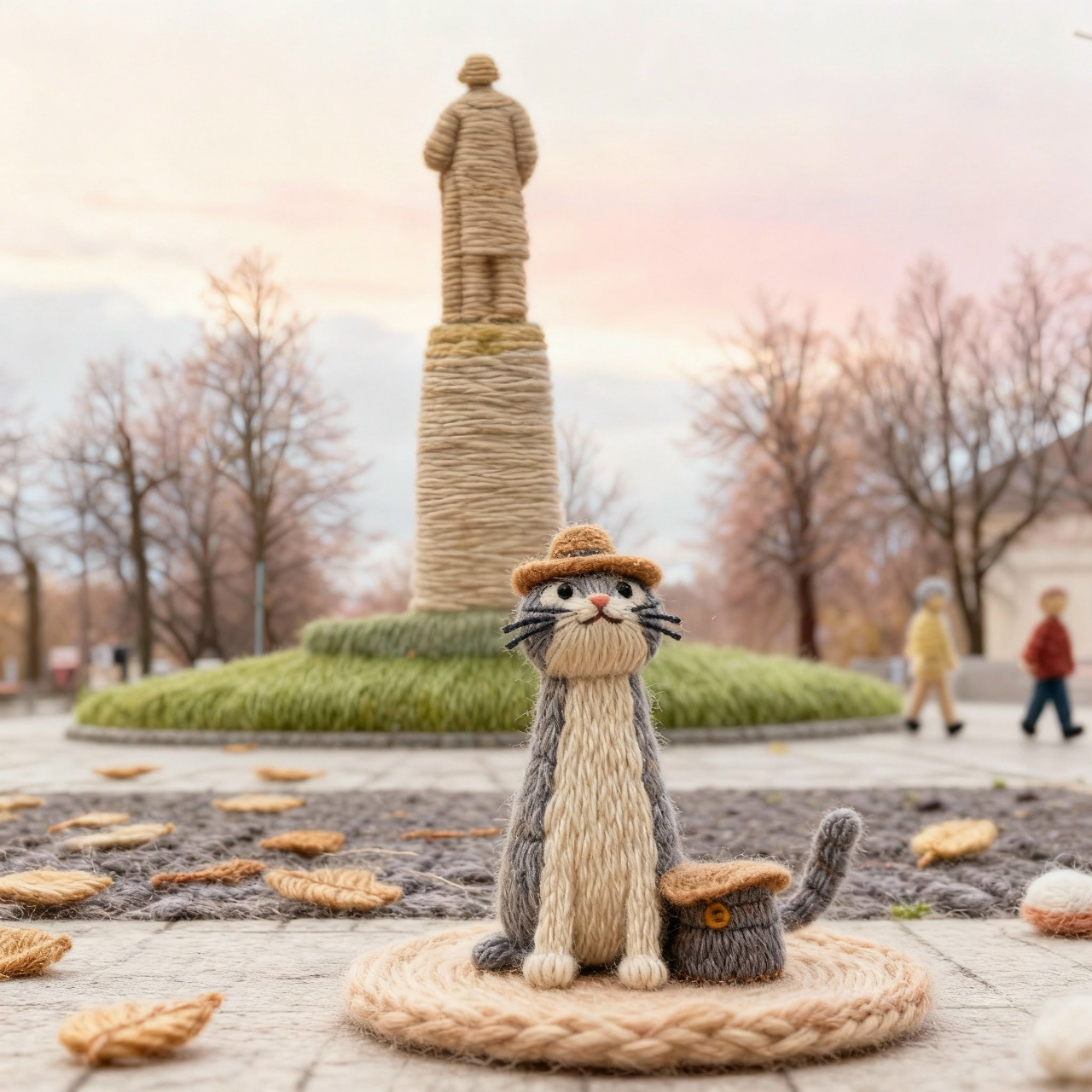 Кострому превратили в теплый вязаный город с помощью нейросетей