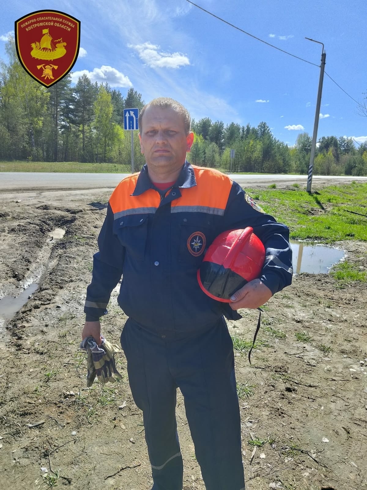 Под Костромой маршрутка с пассажирами улетела в кювет во время гололеда