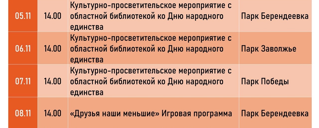 Литературное путешествие и акция ко Дню милосердия ждут костромичей в парках