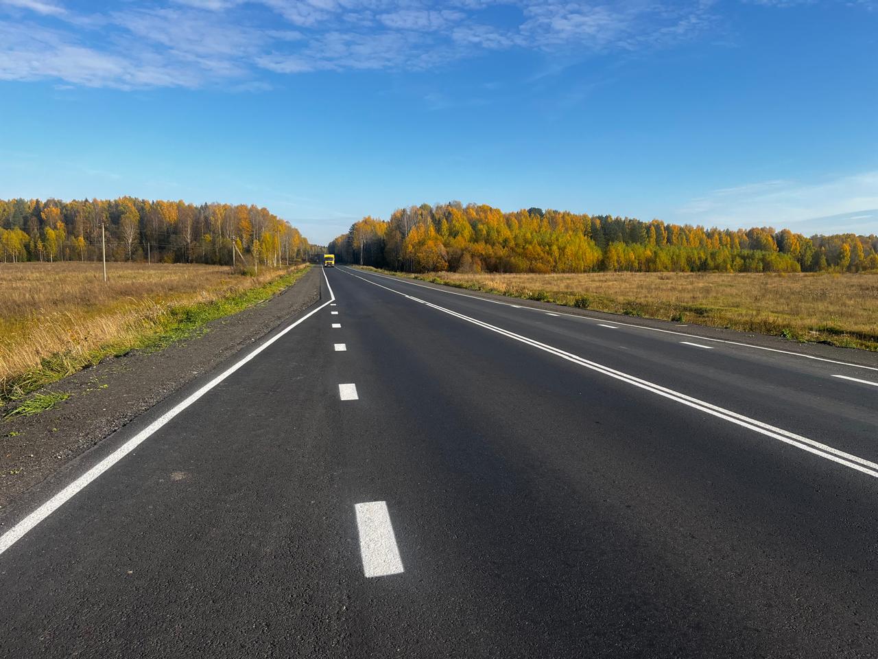 Участок костромской транзитной трассы отремонтировали впервые за 25 лет