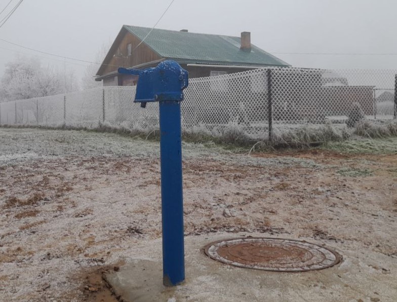 В костромской деревне провели водопровод семье бойцов СВО