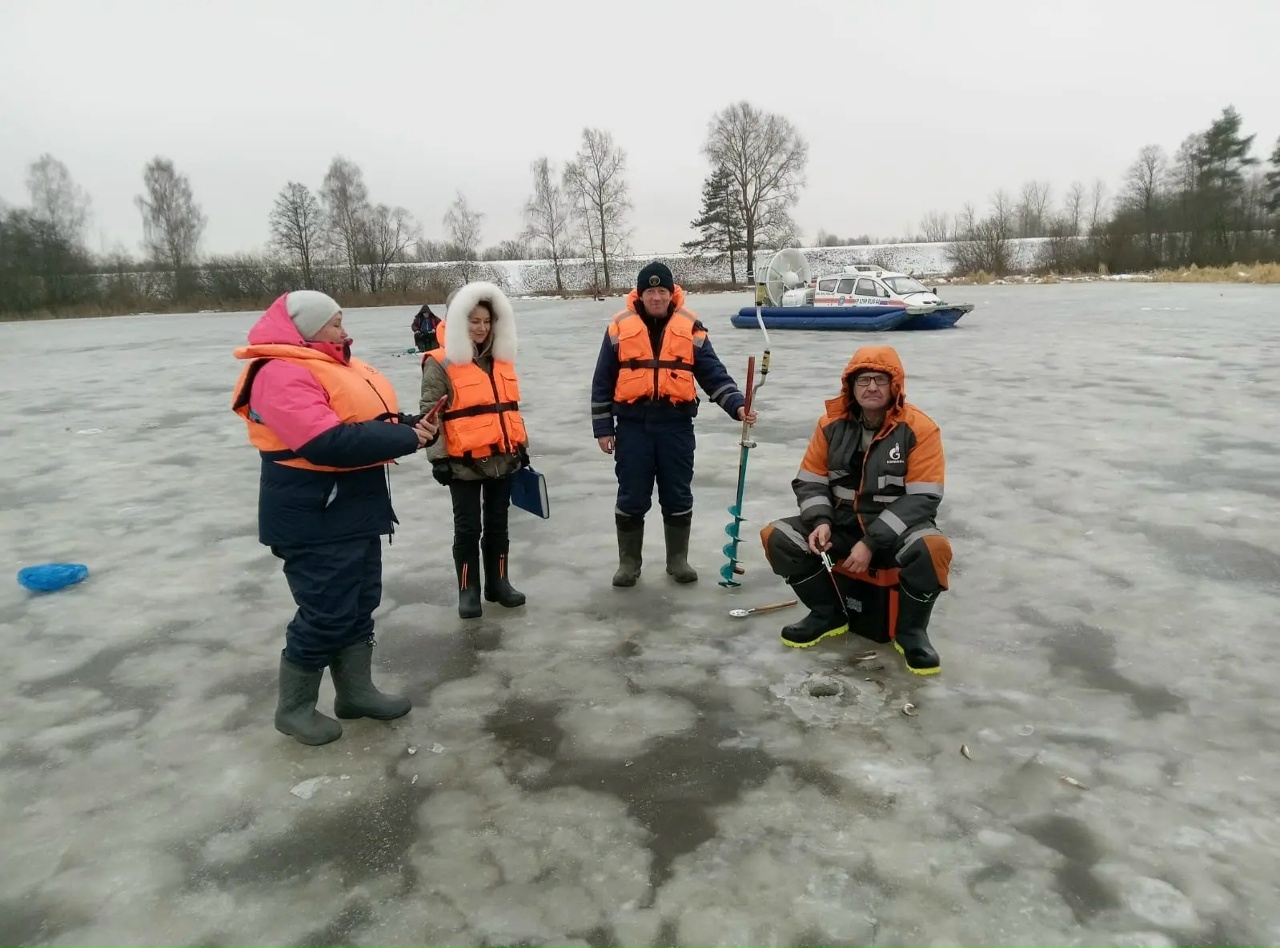 В Костроме до 13 сантиметров утолщился лед
