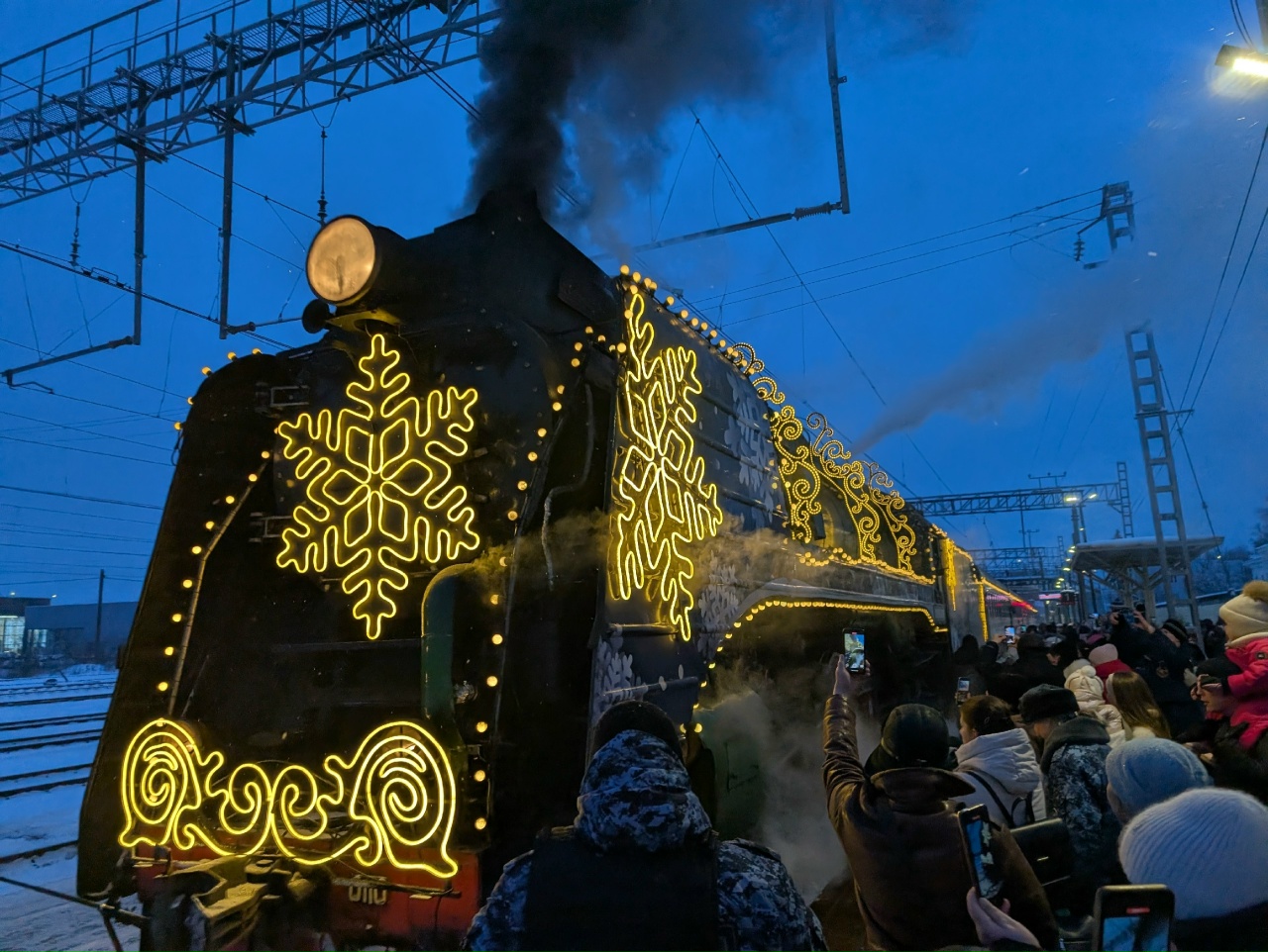 Легендарный Поезд Деда Мороза побывал в Костроме