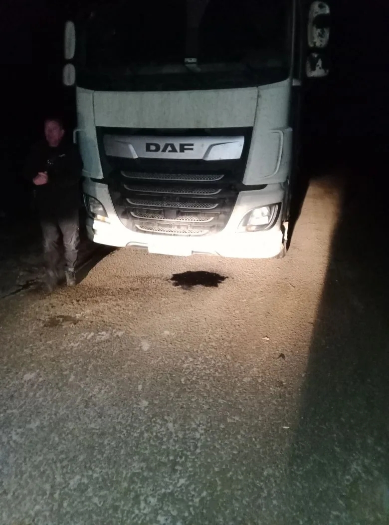 Костромские спасатели помогли замерзающему на трассе дальнобойщику