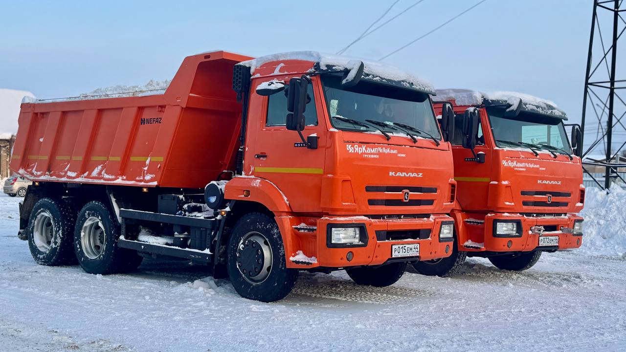 «Костромаавтодору» передали 15 новых КАМАЗов