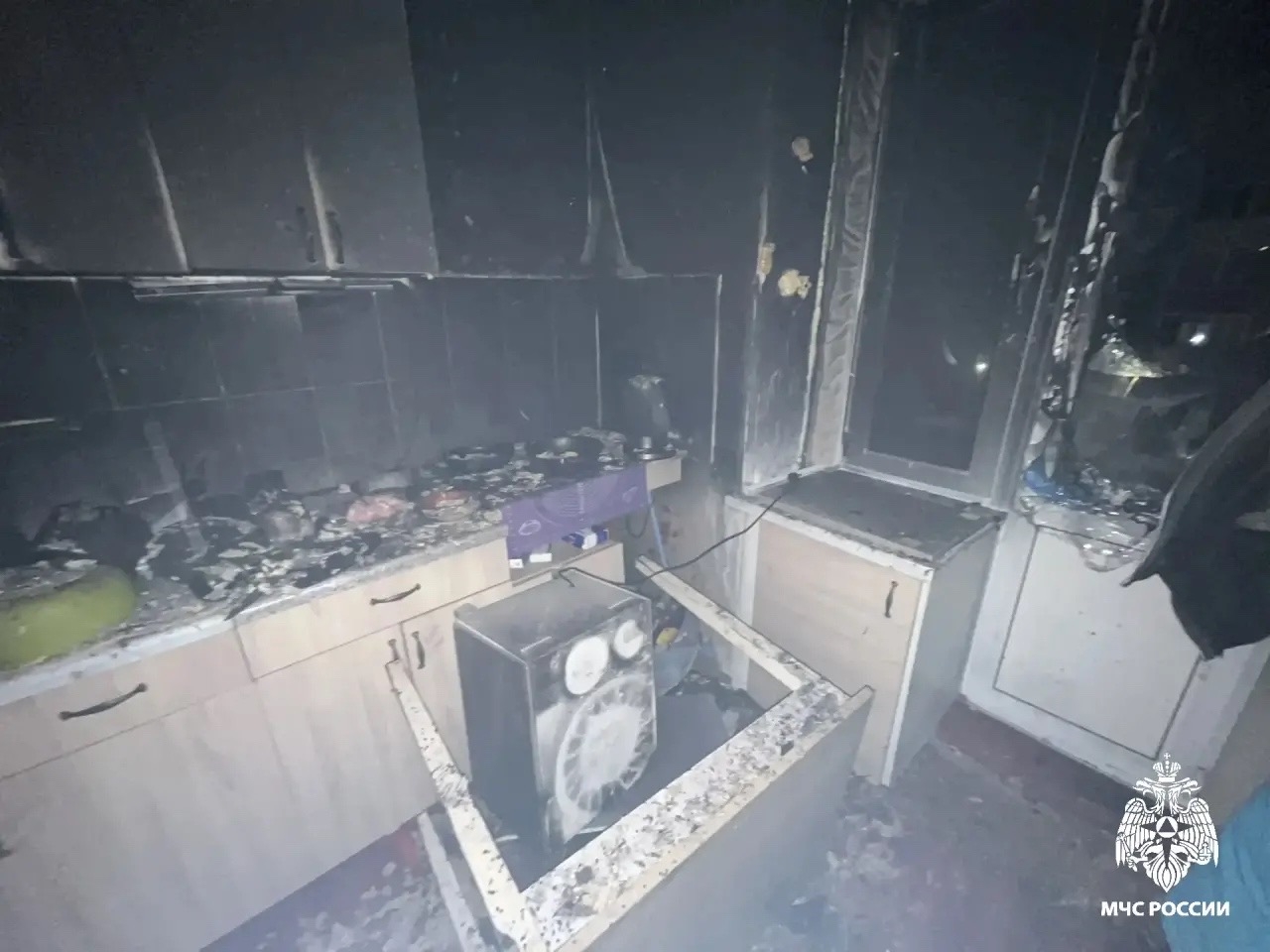 В Костромской области во время пожара спасли человека