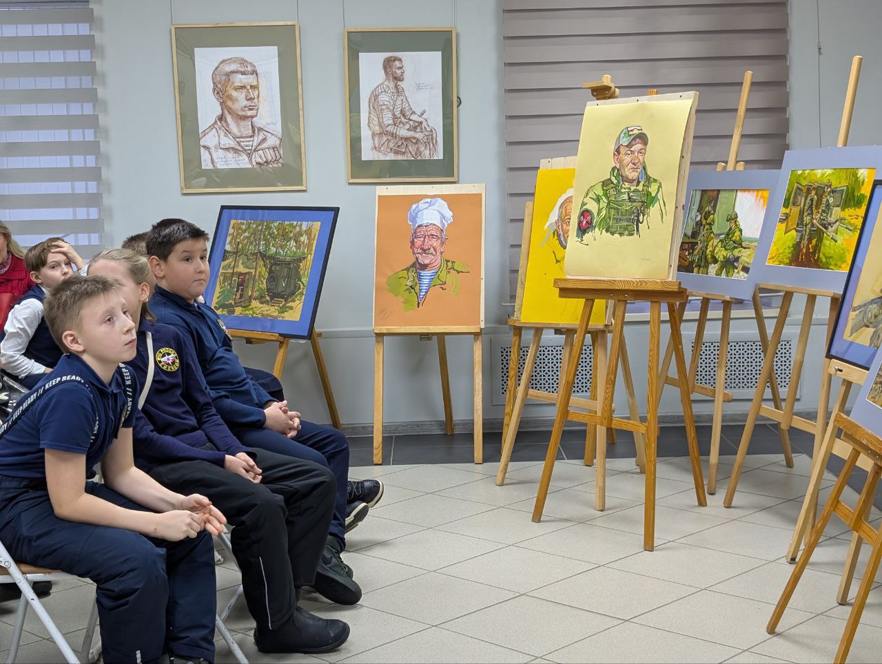 Костромские художники представили первые результаты своей третьей командировки в зону спецоперации
