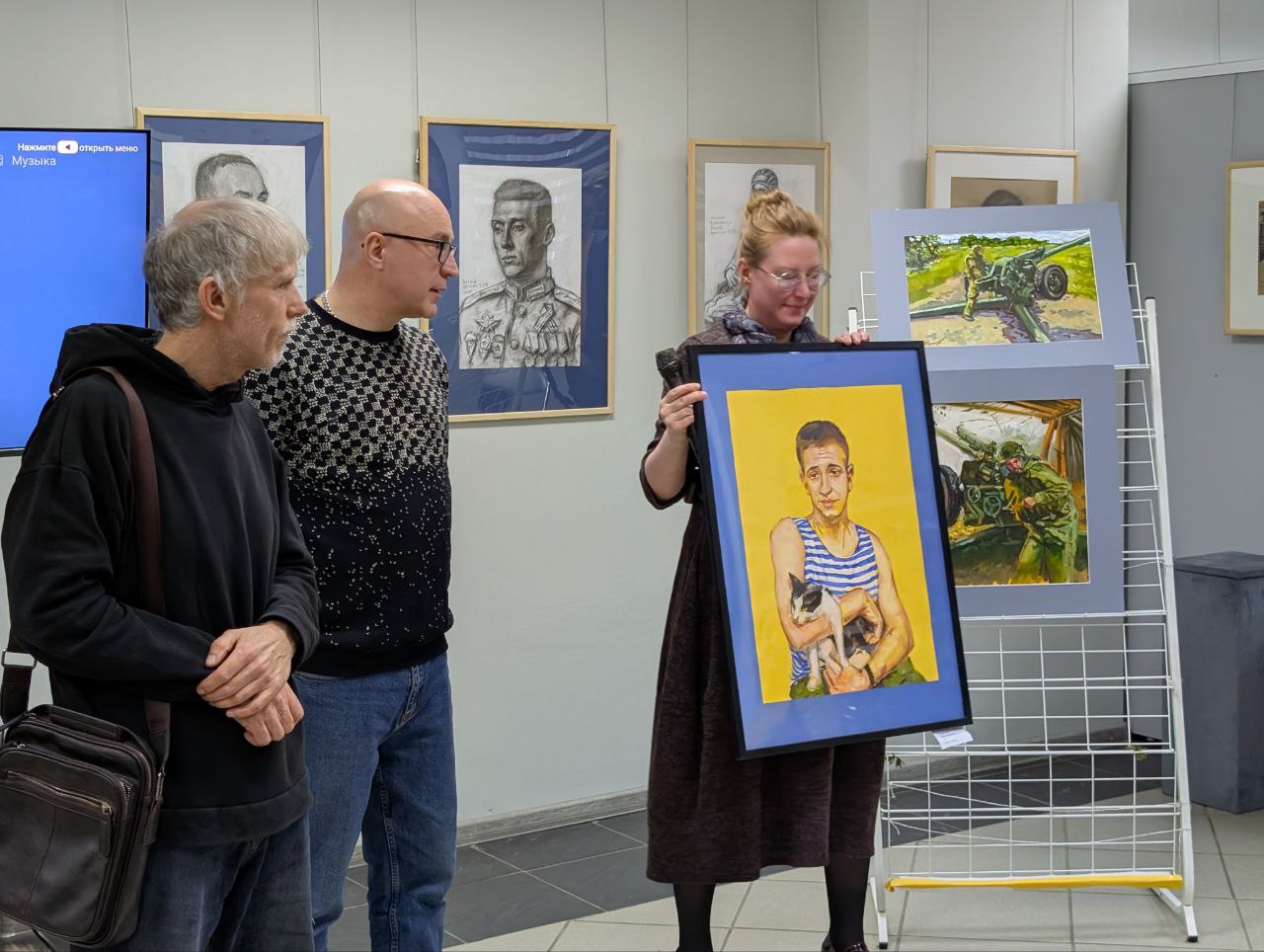 Костромские художники представили первые результаты своей третьей командировки в зону спецоперации