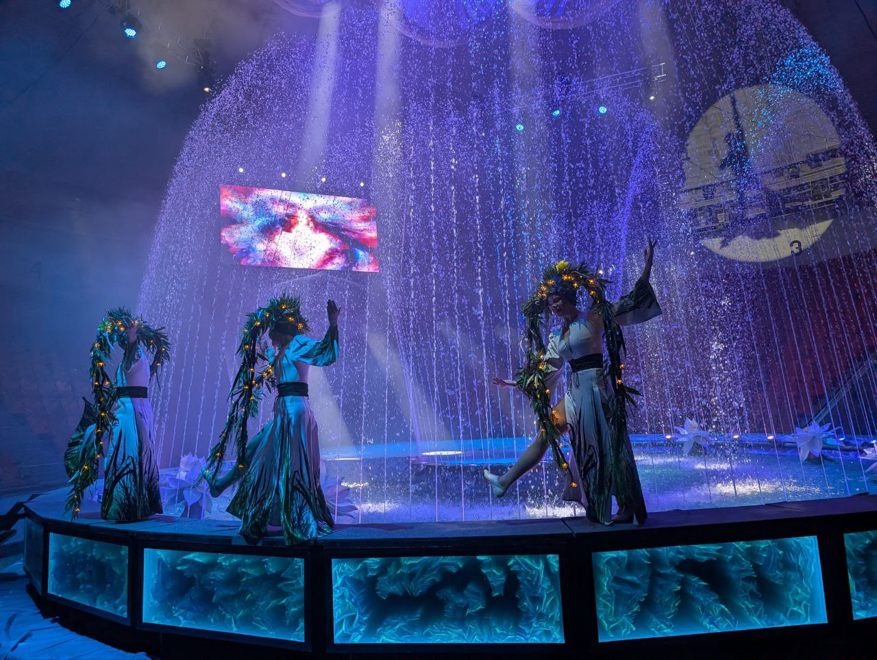 Тонны воды и полтора метра глубины: в Костромском цирке премьера грандиозного шоу с фонтанами