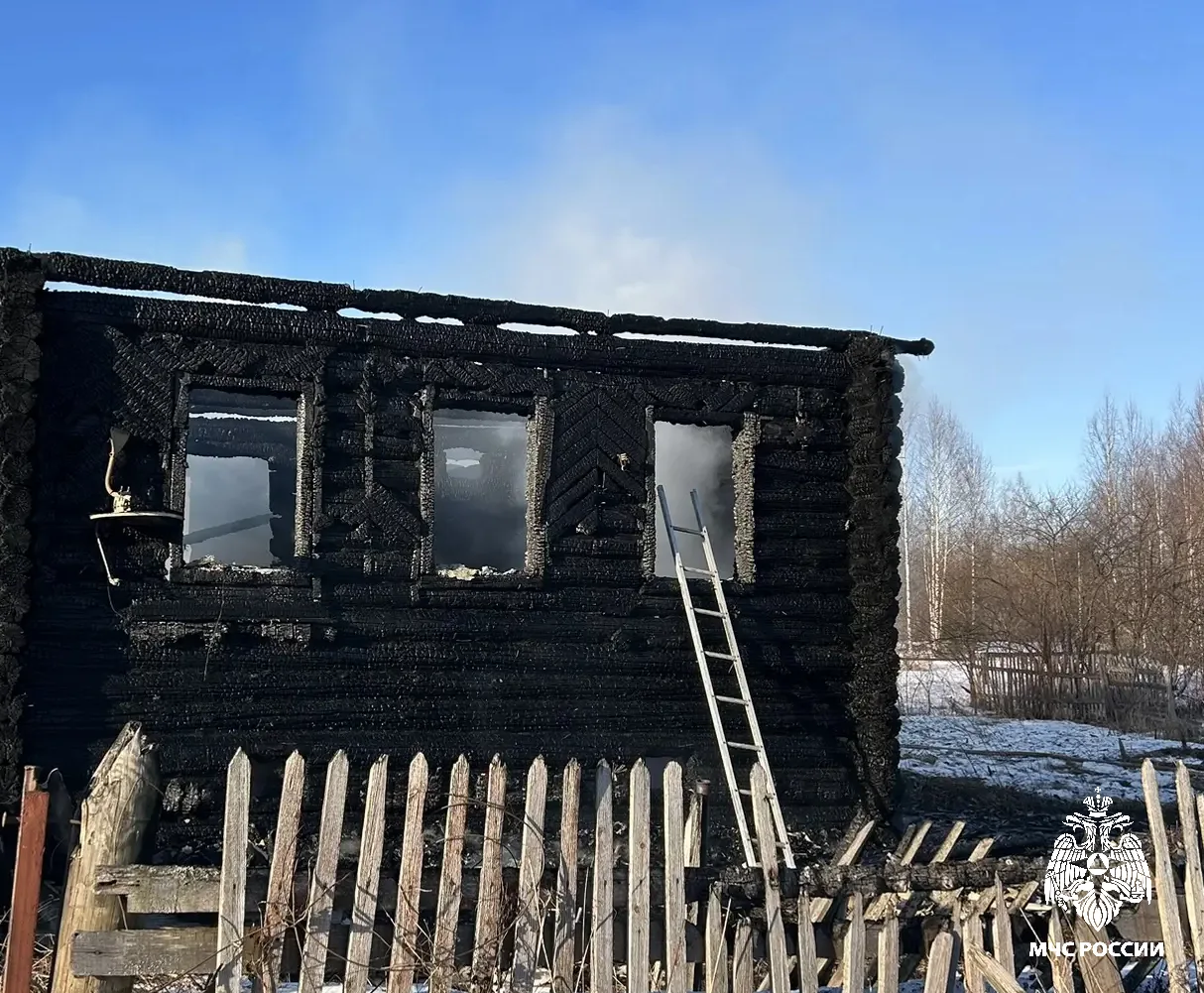 Названа причина гибели пенсионера при пожаре в Костромской области