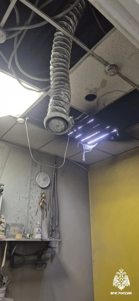 В Костромской области горел сетевой магазин