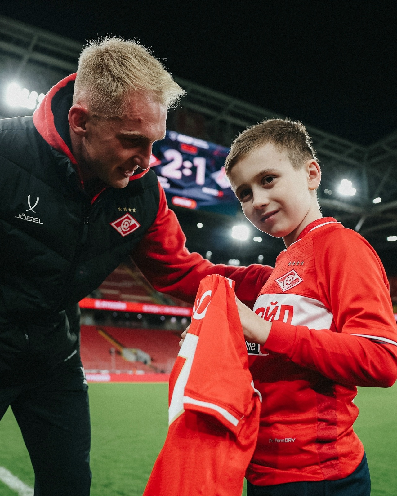 Костромской школьник Даниил Денисов встретил своего двойника из московского «Спартака»