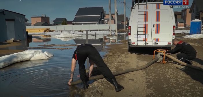 В Костроме возбудили уголовное дело после затопления в поселке Первом