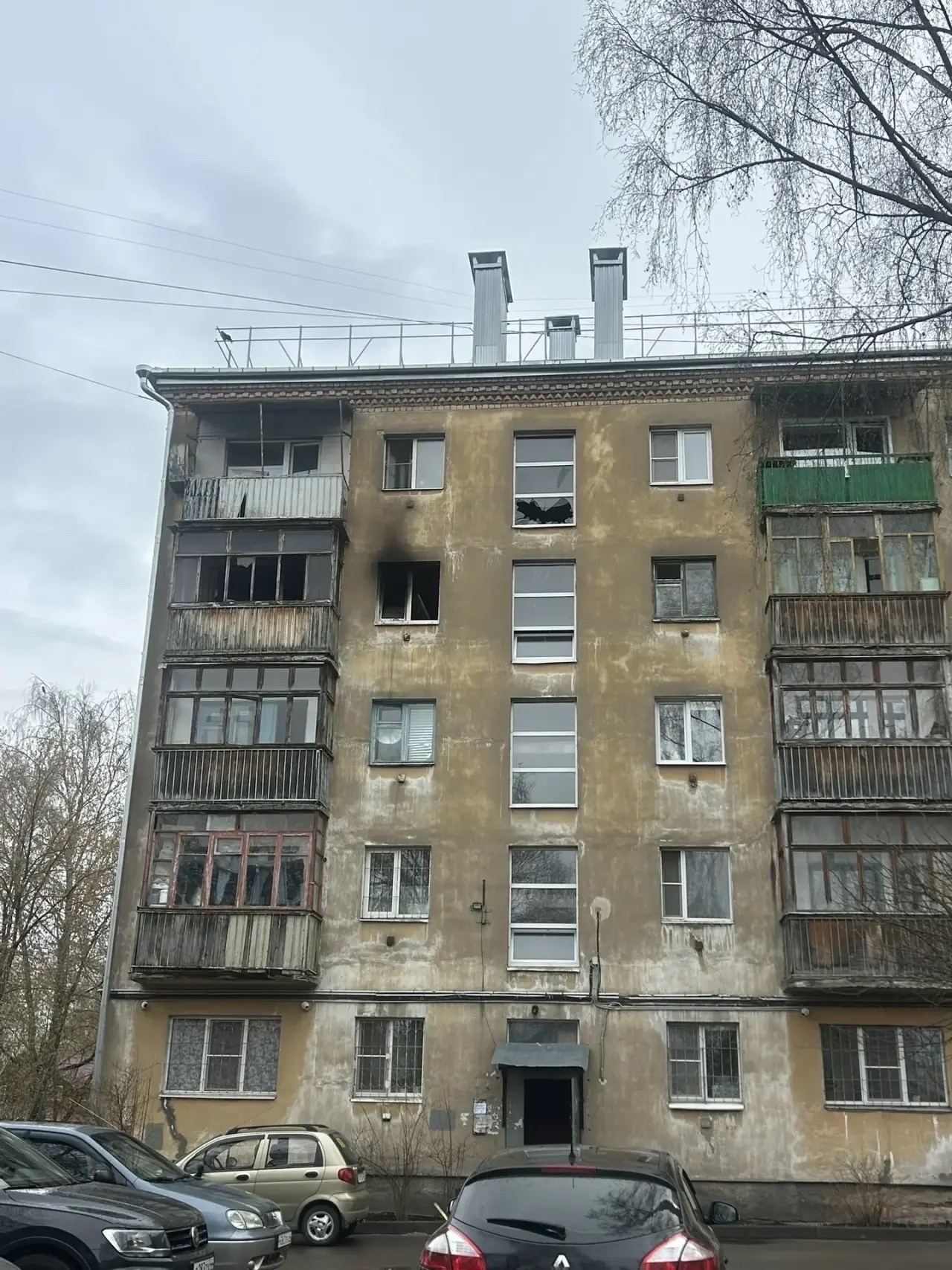 Шестерых костромичей спасли из огня во время ночного пожара на Кузнецкой