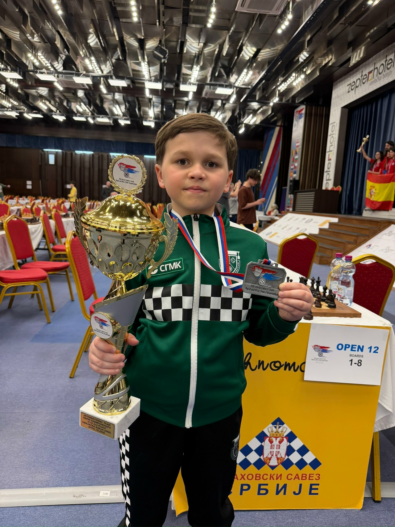 Юный костромич Клим Дахно стал вице-чемпионом мира по быстрым шахматам