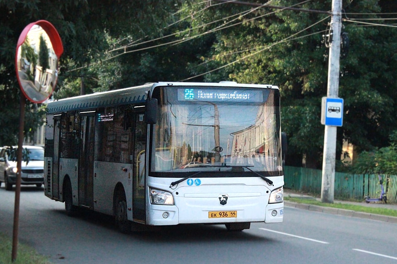 В Костроме с 18 мая изменились схемы движения трех автобусных маршрутов