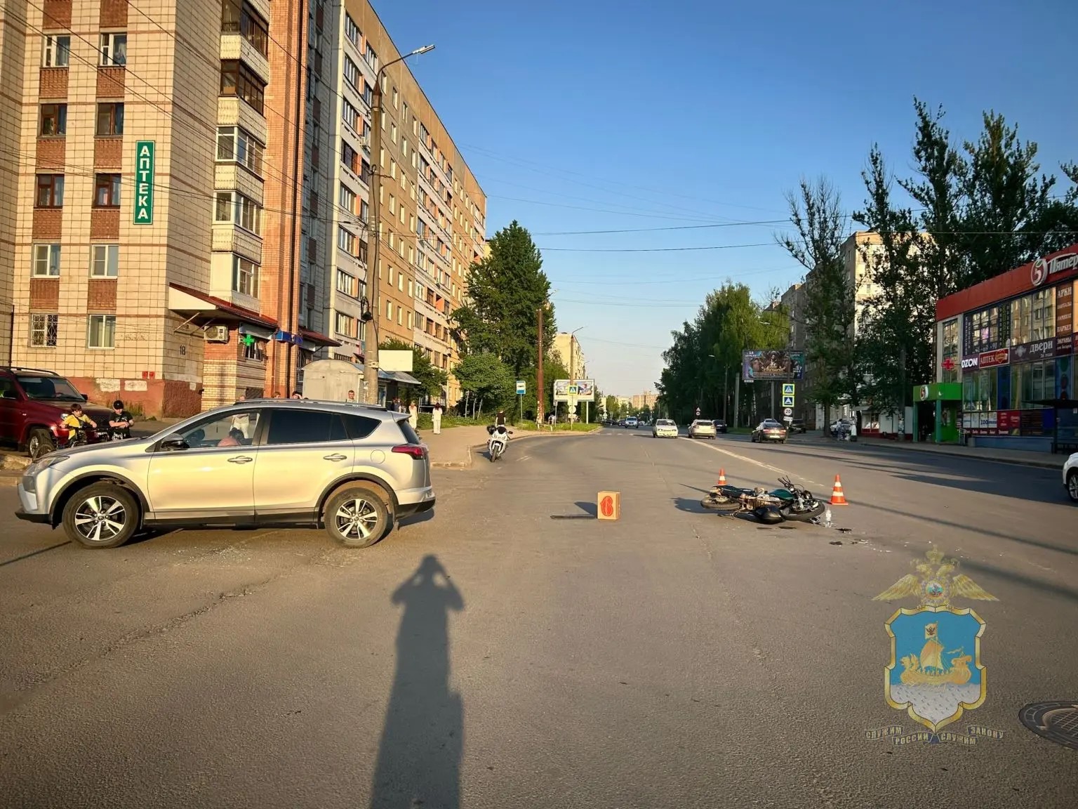 Подросток на мотоцикле пострадал в ДТП с иномаркой в Костроме
